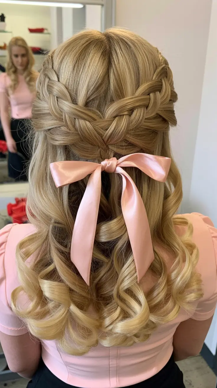 Best cute hairstyles 2026 Bow Half Up Hair