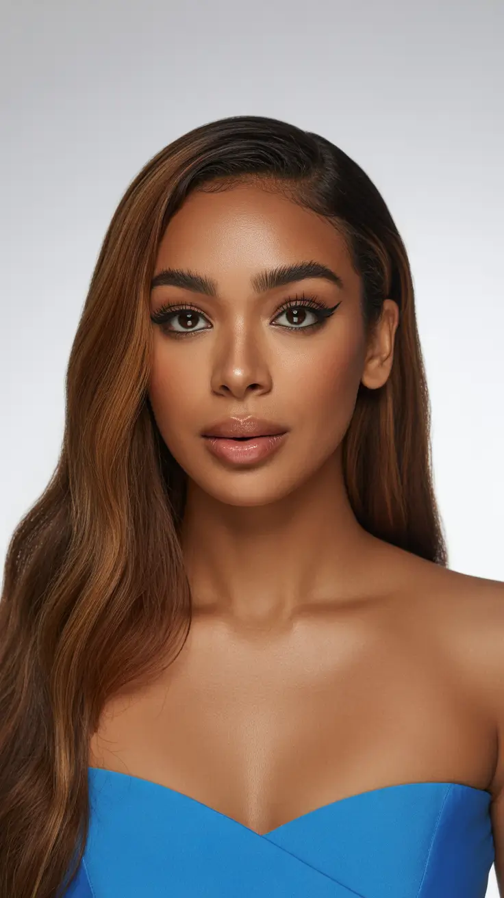 hair color for dark skin tone Caramel Waves