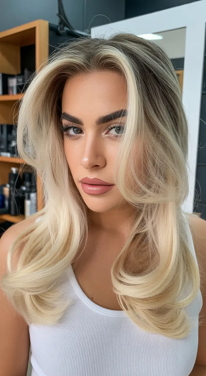 Best hair color for light skin 2026 Voluminous Vanilla Blonde Luxe