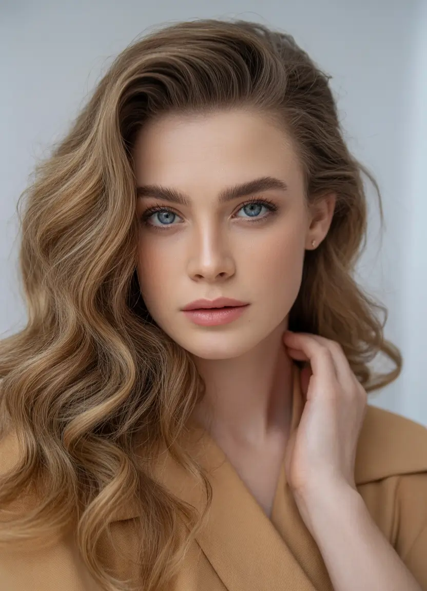 Best hair color for light skin 2026 Classic Honey Waves With Subtle Depth