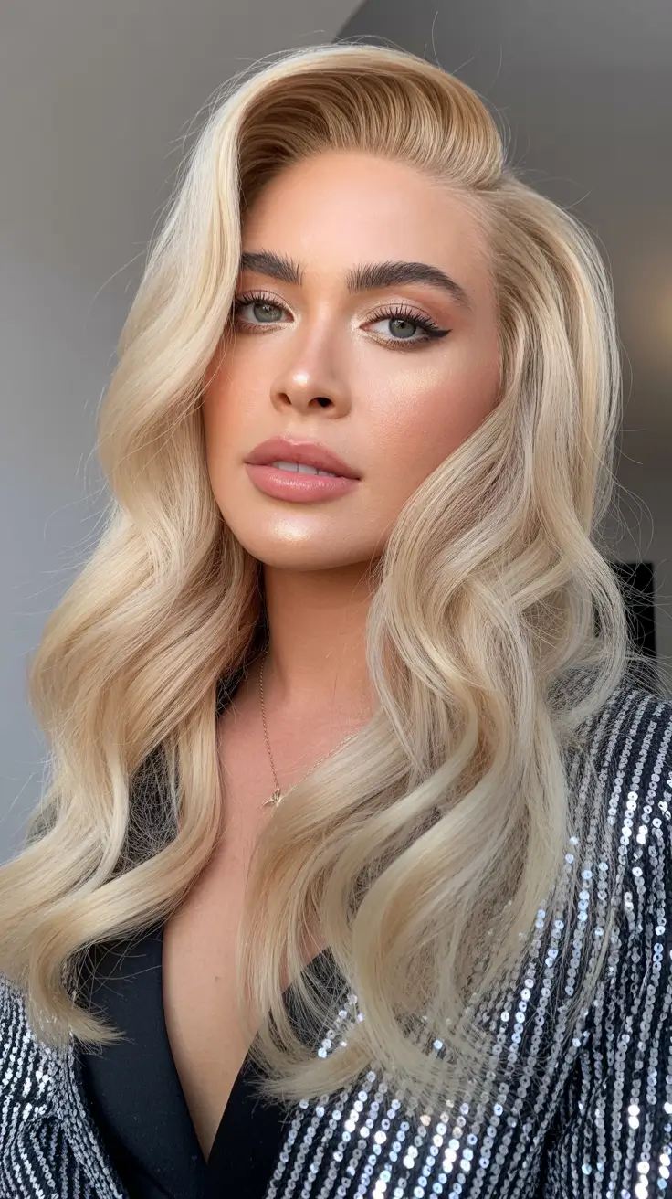 Best hair color for light skin 2026 Champagne Hollywood Blonde