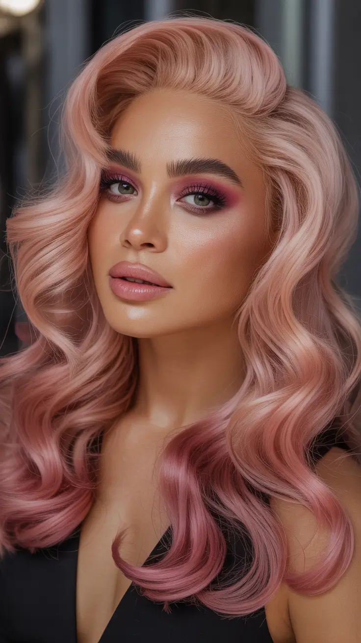 hair color for tan skin tone Rosy Dimensional Waves