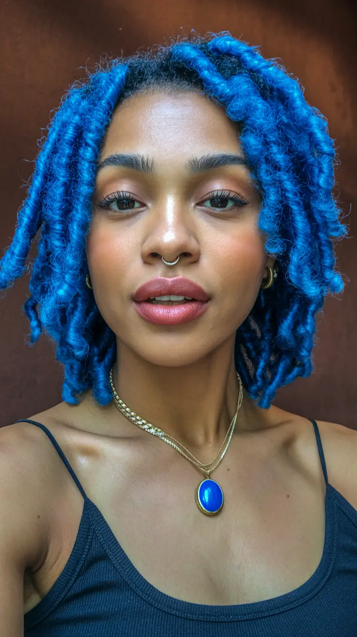 Best locs hairstyles 2026 Electric Sapphire Coil Locs With Bold Definition