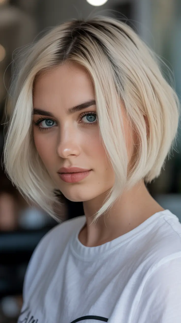 Best medium length hairstyles 2026 – Chic Blonde Bob