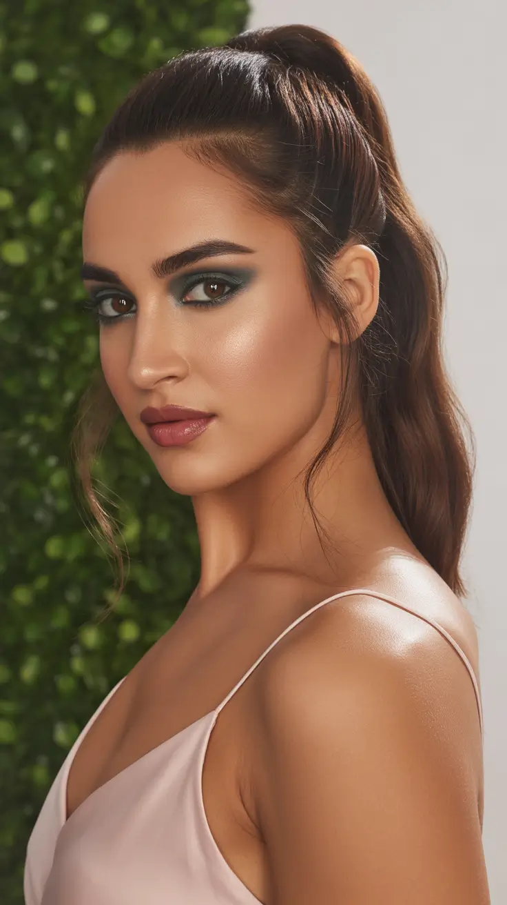 Best ponytail hairstyles 2026 Warm Gloss High Pony With Soft Lift