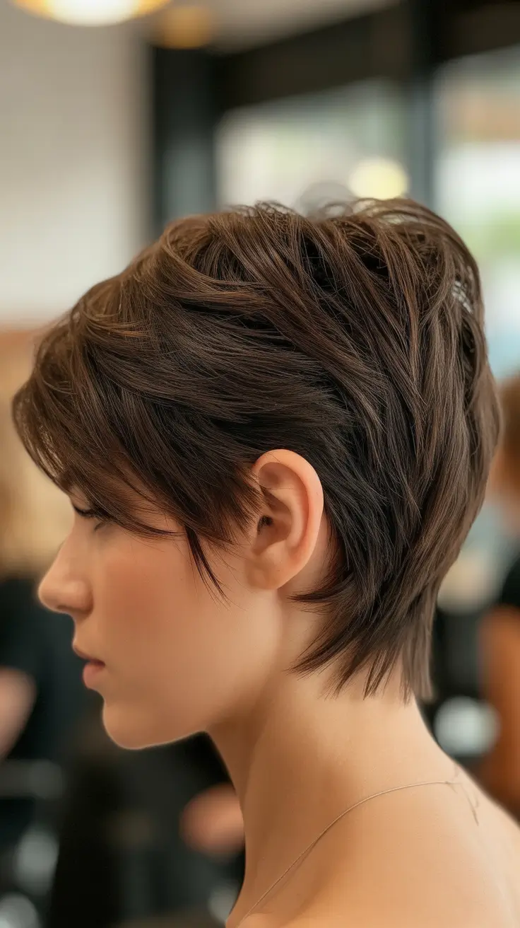 Best shag hairstyles 2026 Short Edgy Shag With Tapered Shape