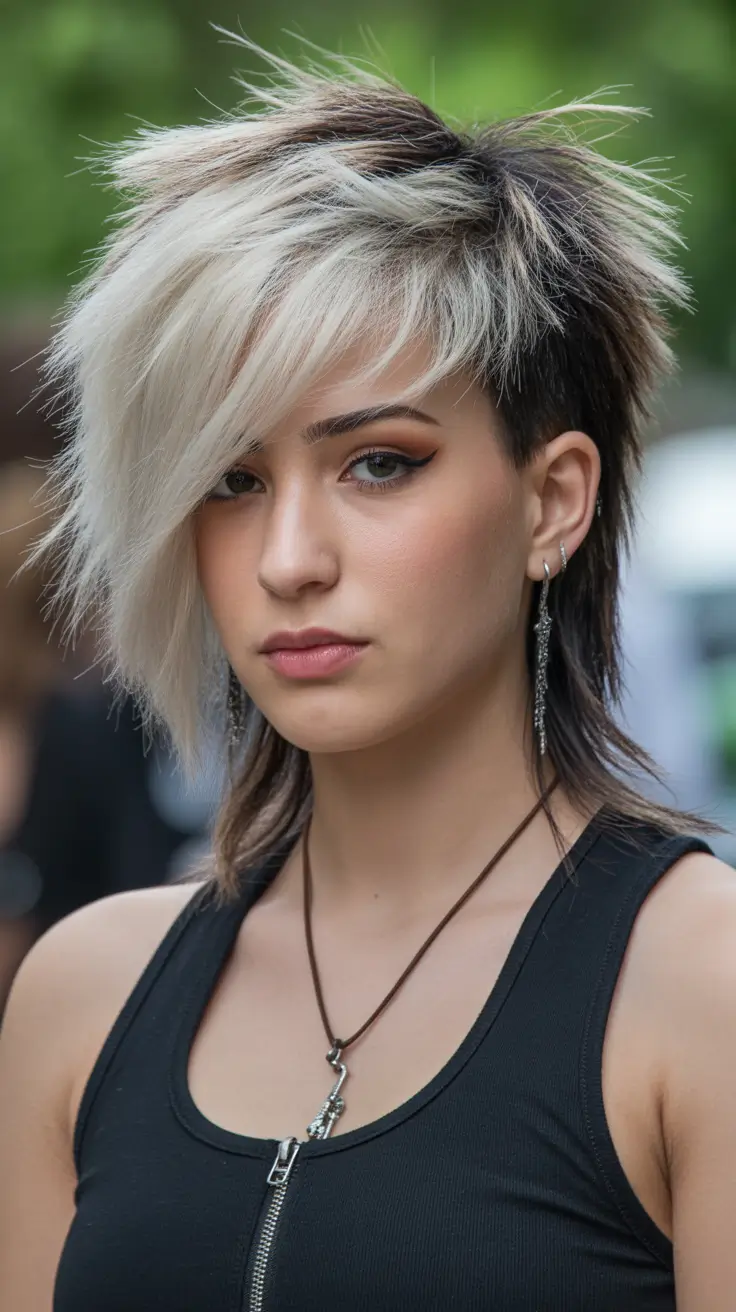 Best shag hairstyles 2026 Two Tone Emo Soft Wolf Shag