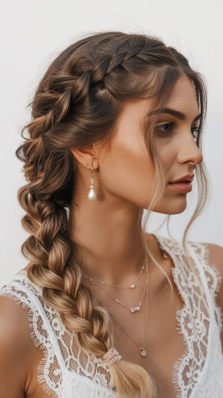 Chic braided hairdos 2026 Loose-Boho Luxe Braid