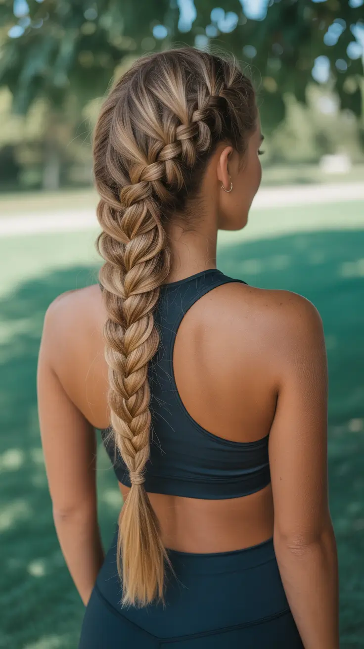 Chic braided hairdos 2026 Classic Back Dutch Braid
