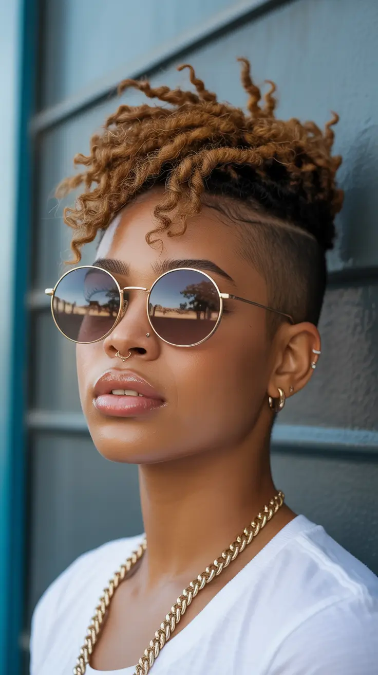 Chic braided hairdos 2026 Curly-Top Undercut Twist