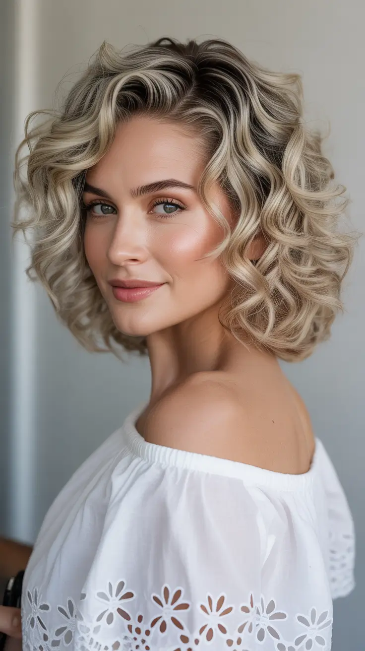 Chic curly hairstyles 2026 H2