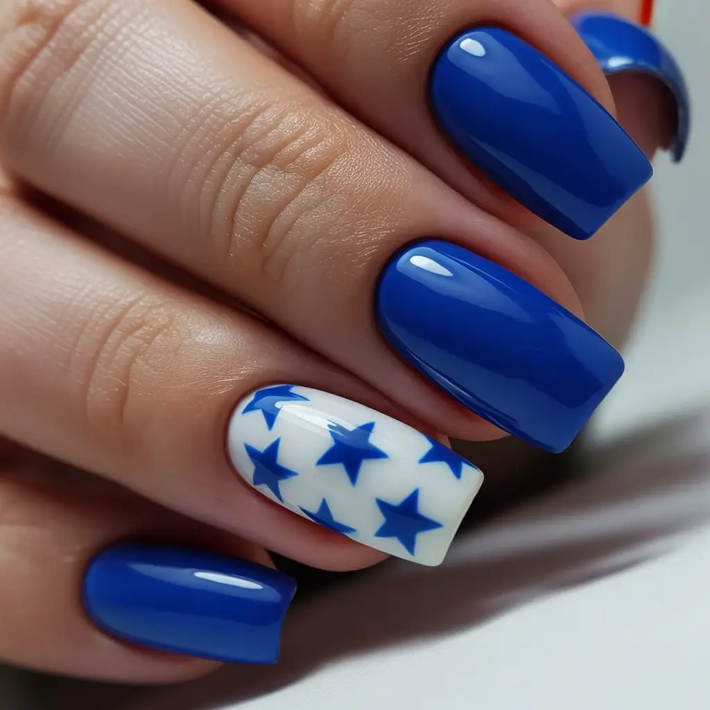 Blue nail designs Art