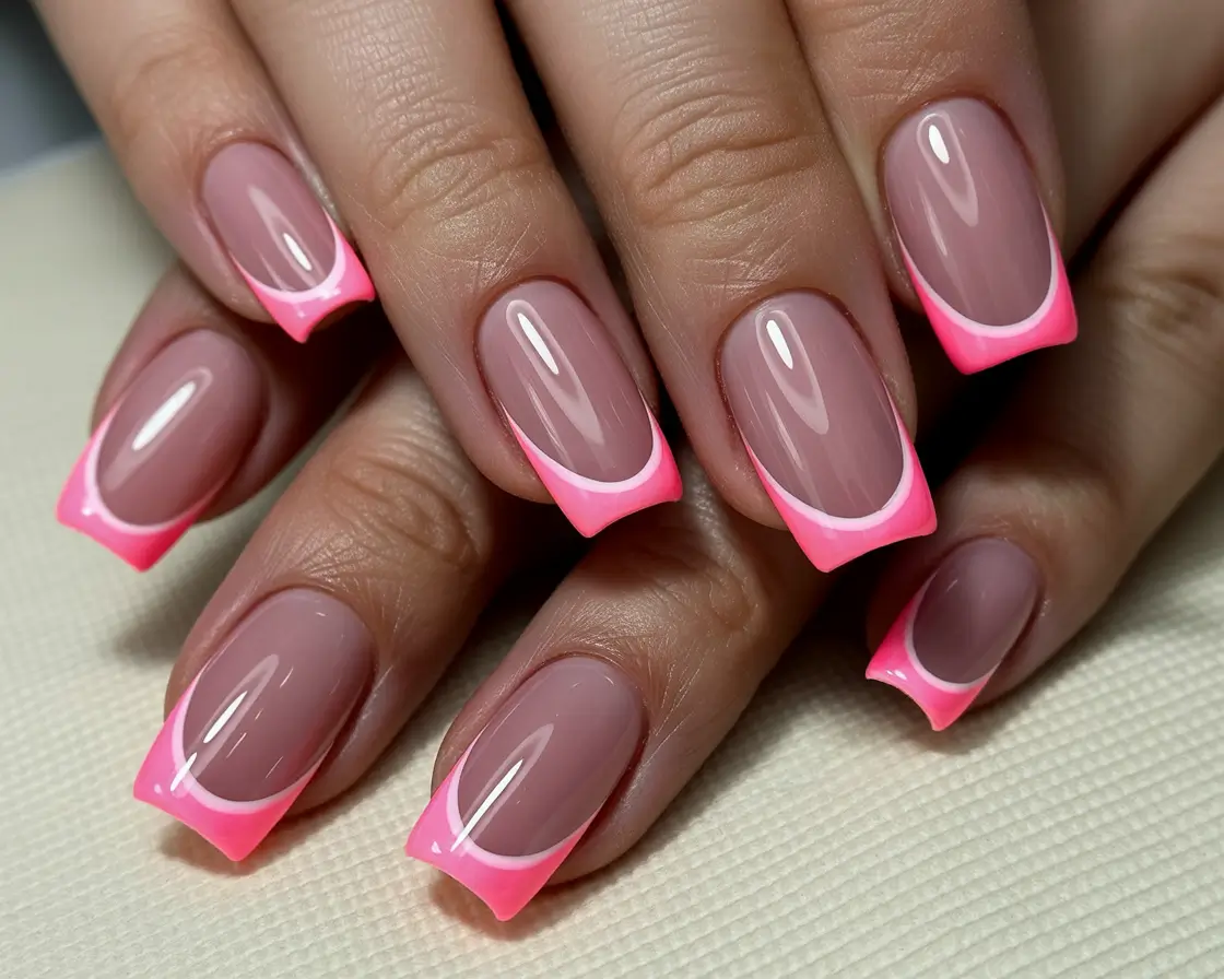 Classic French nails 2026 Micro French