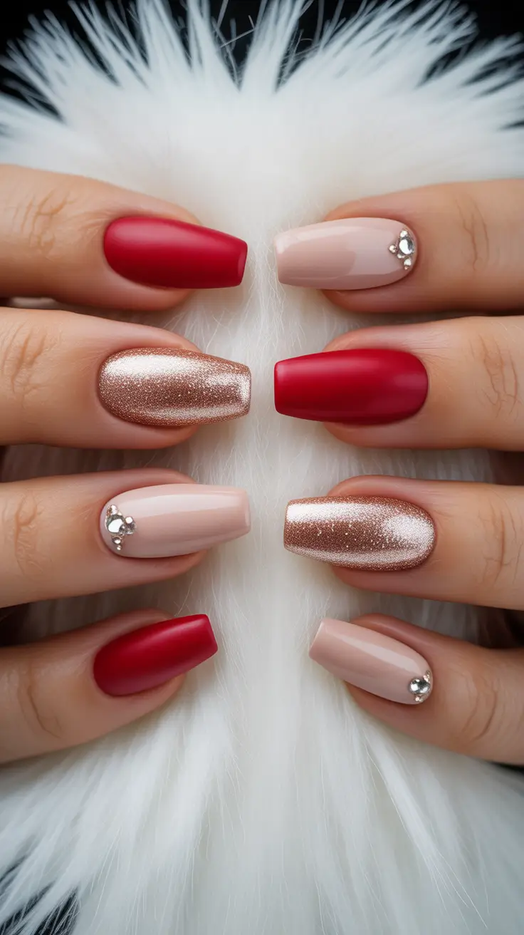 coffin-nails-inspiration-2026-Red-Velvet-Champagne-Glow