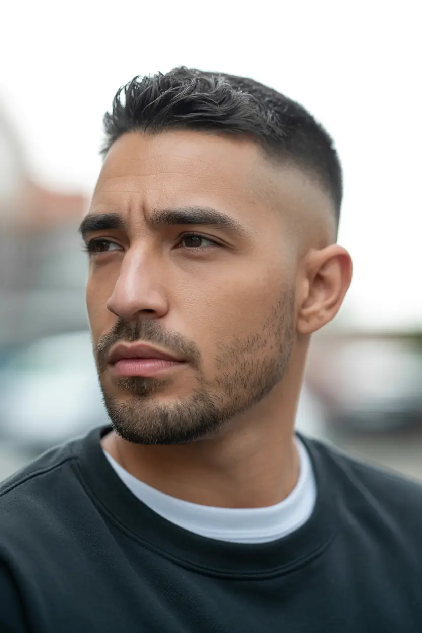Cool haircuts for men 2026 - Sharp Short Fade With Defined Edges