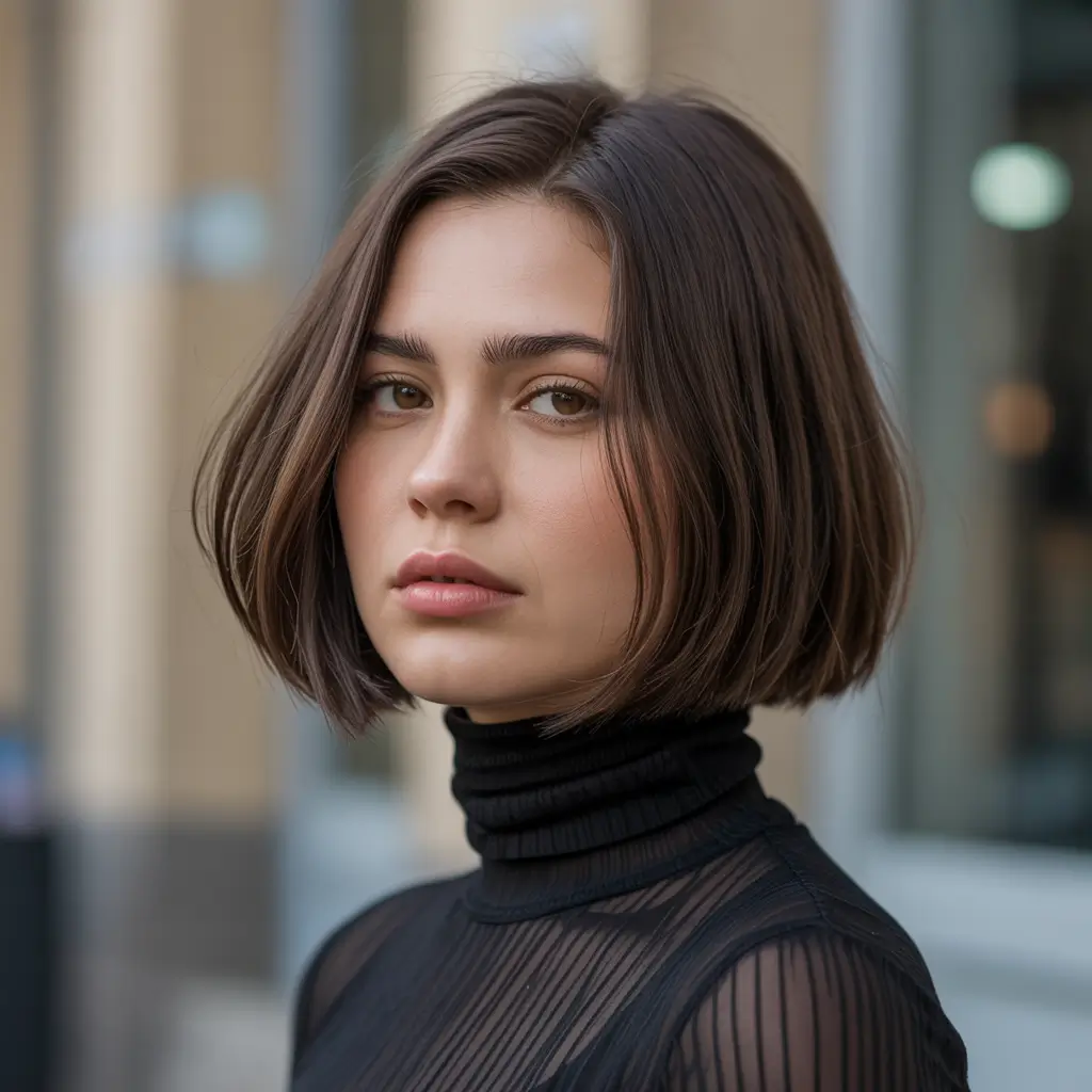 Edgy bob haircuts 2026 Structured Classic Bob With Minimalist Elegance