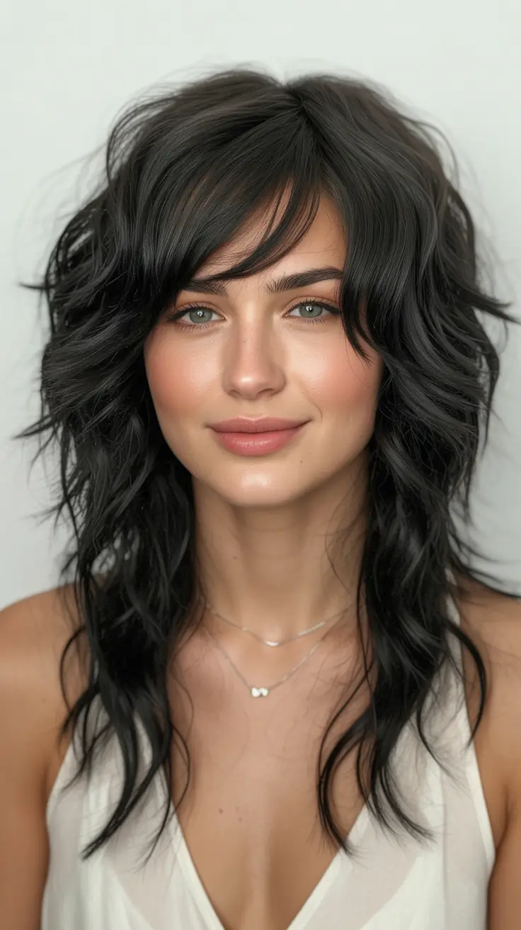 Edgy-Shag-Haircut-Styles-2026-Midnight-Texture-Shag-with-Soft-Edge