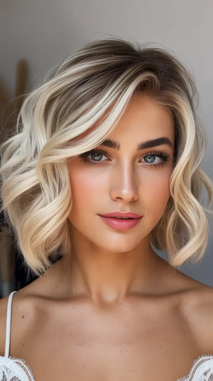 Layered haircut ideas 2026 Curled Bob with Layers