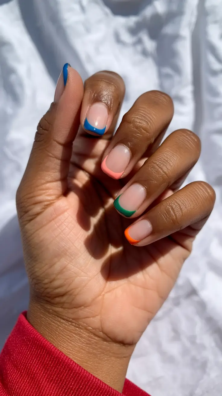 Minimalist natural nails 2026 Color French Tips