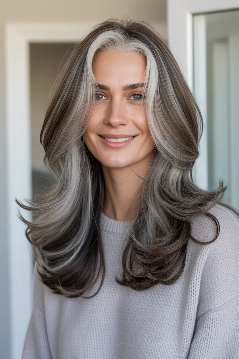 Mushroom brown hair color 2026 Silver-Framed Mushroom Brown With Dynamic Movement