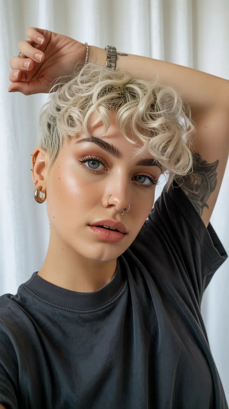 New pixie cut trends 2026—Edgy Pixie with Micro Bangs and Punk Attitude