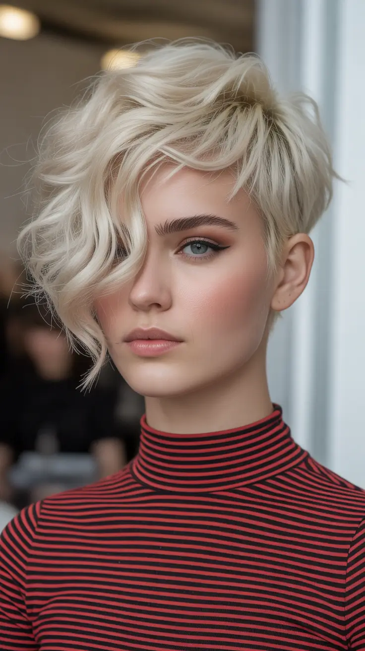 New pixie cut trends 2026—Soft Natural Hair Pixie with Curled Crown