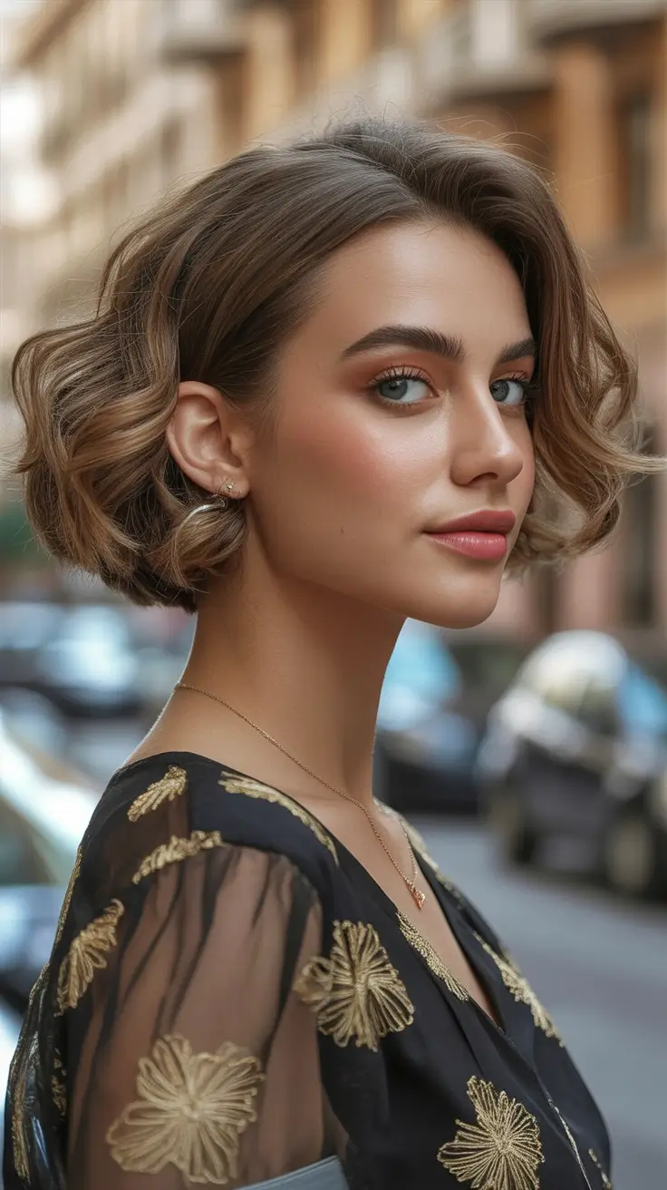 New Wavy Hair Trends 2026 Golden Balayage Waves With Soft Glam Texture