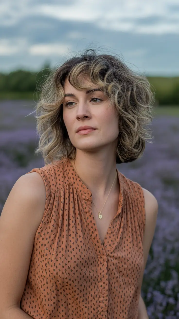 New Wavy Hair Trends 2026 Tousled Short Waves With Soft Summer Fringe