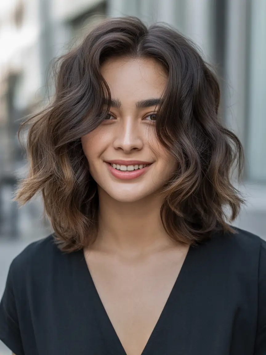 New Wavy Hair Trends 2026 Rich Copper Waves With Dramatic Shine