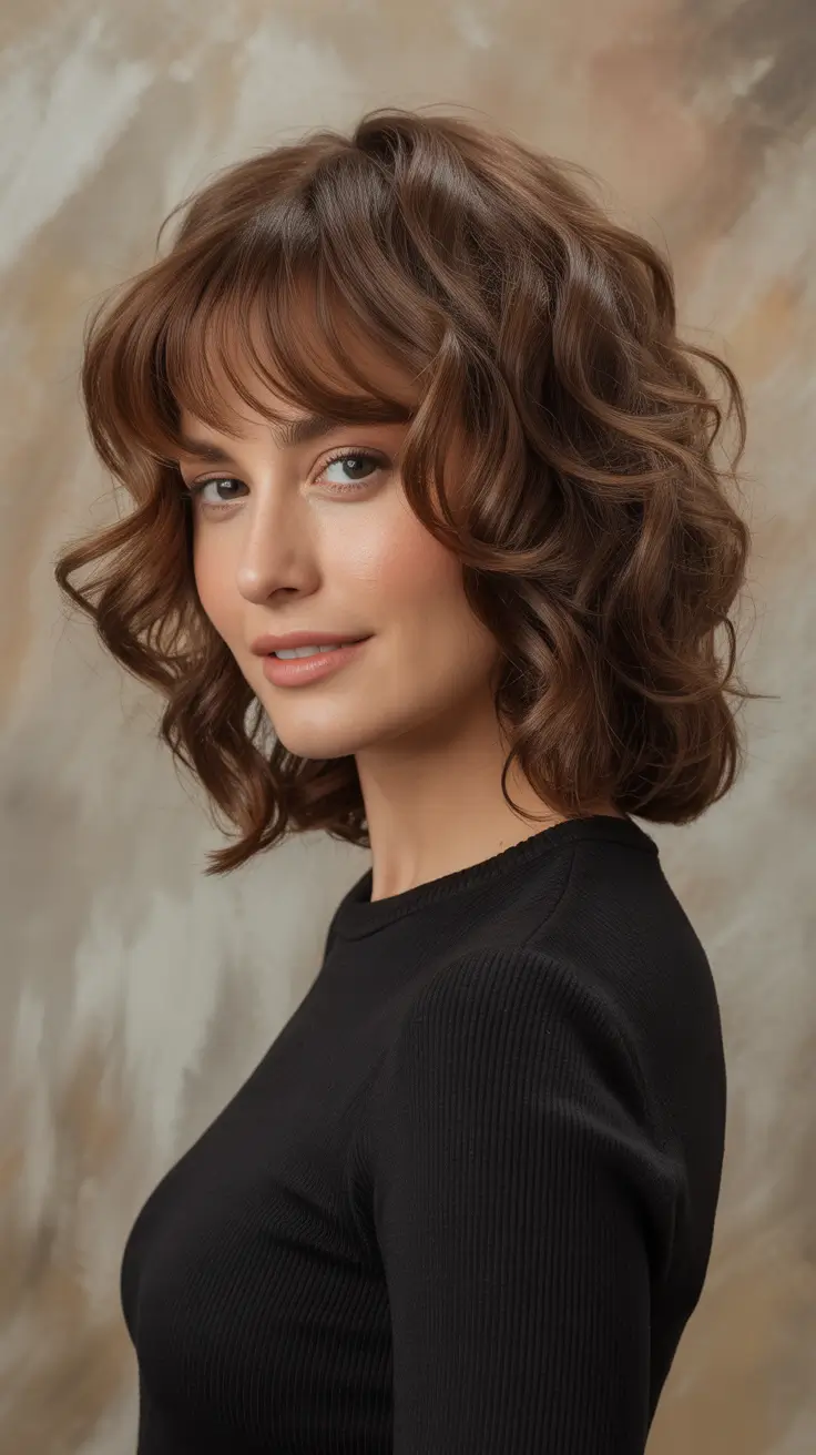 New Wavy Hair Trends 2026 Slightly Messy Medium Waves With Soft Edge