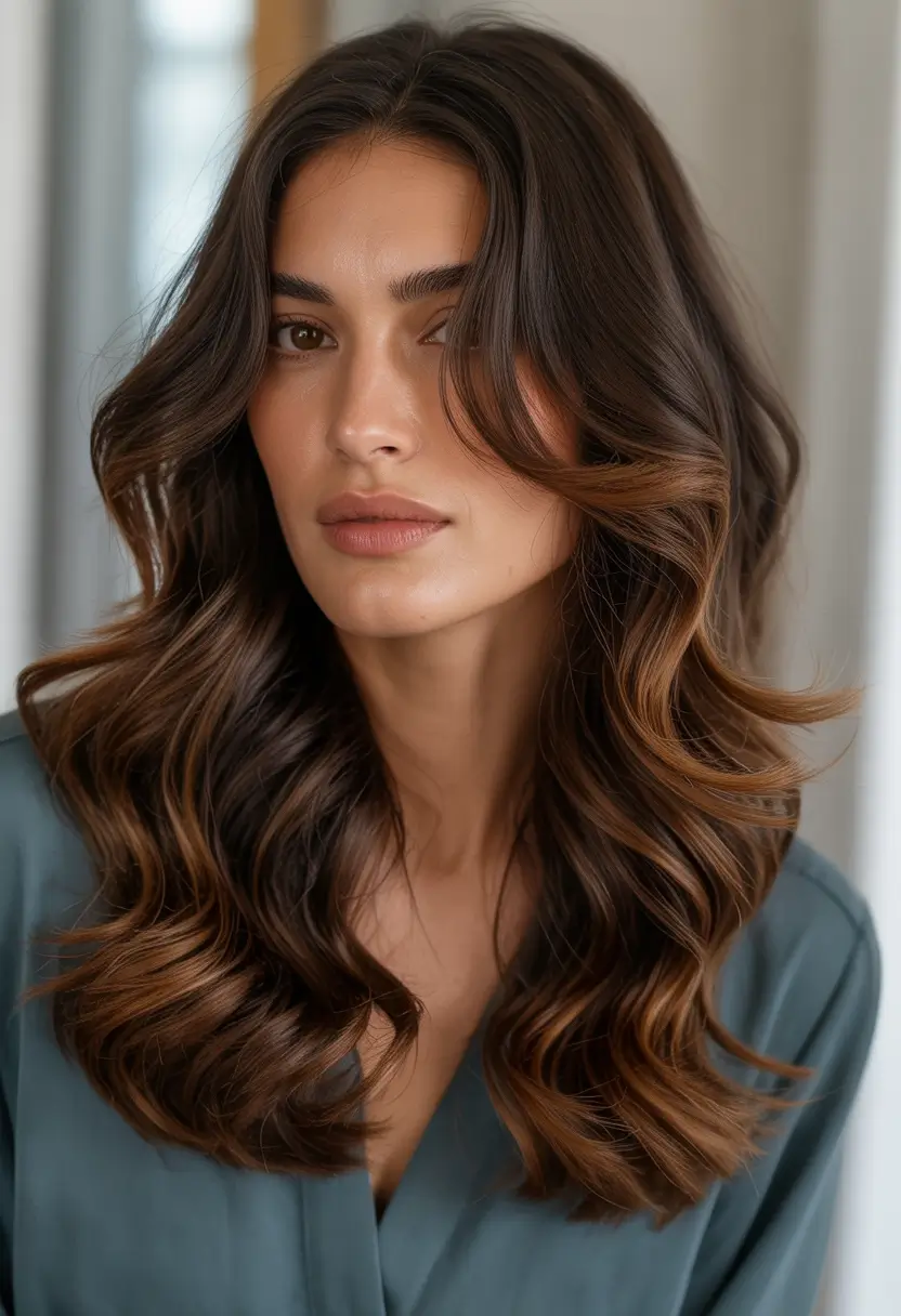 New Wavy Hair Trends 2026 Strawberry-Blonde Waves With Playful Texture