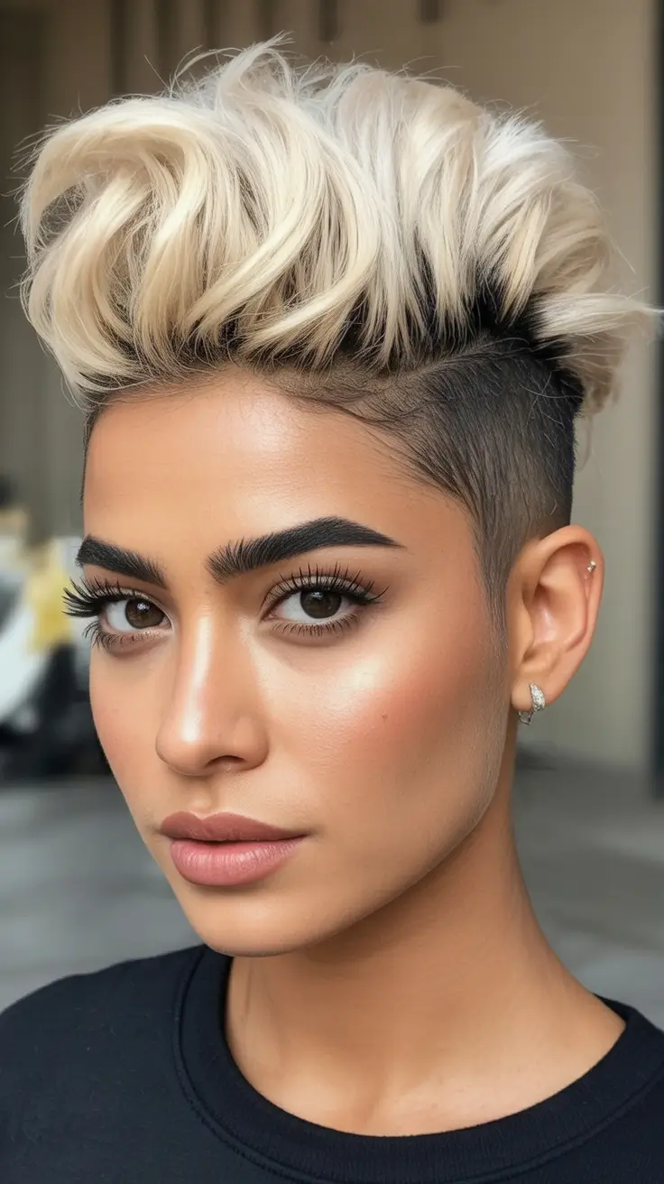 Women Platinum Volume Fade Elegance