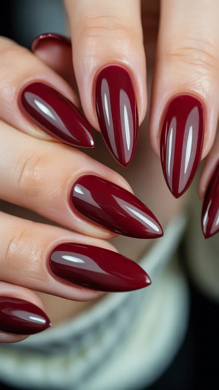 Stiletto nails 2026 Wine