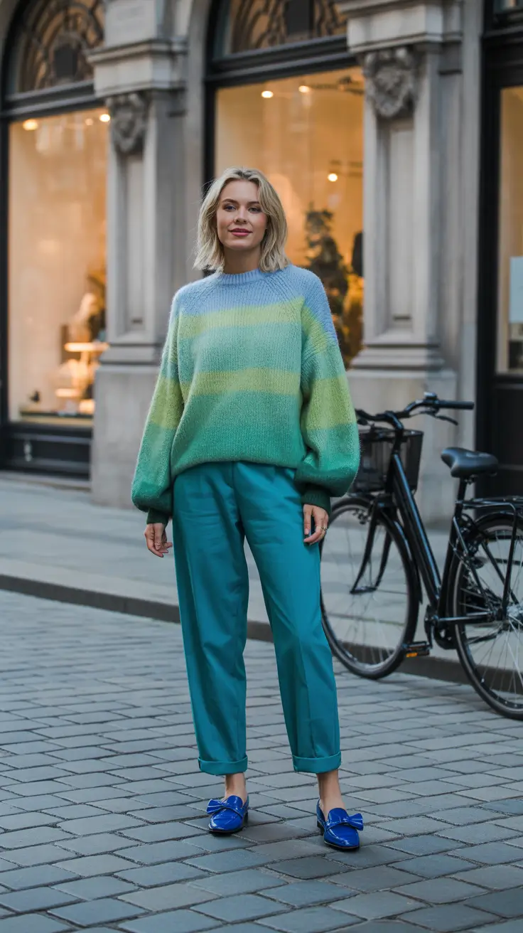 best warm spring outfits 2026 Soft Stripes