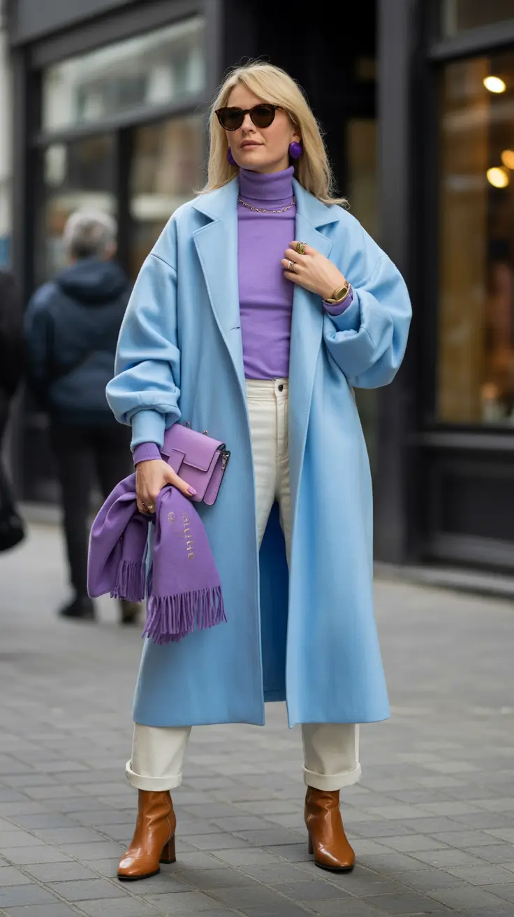 best warm spring outfits 2026 Pastel Layered Look