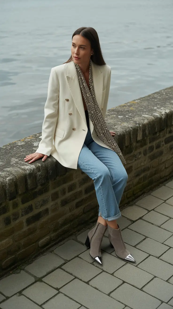 Classy spring fashion outfits 2026 Soft Tailoring by the Water