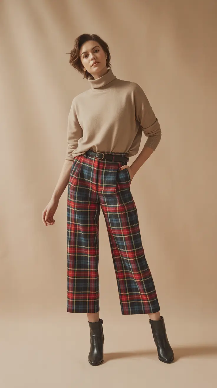 Classy spring fashion outfits 2026 Relaxed Plaid with a Soft Structure