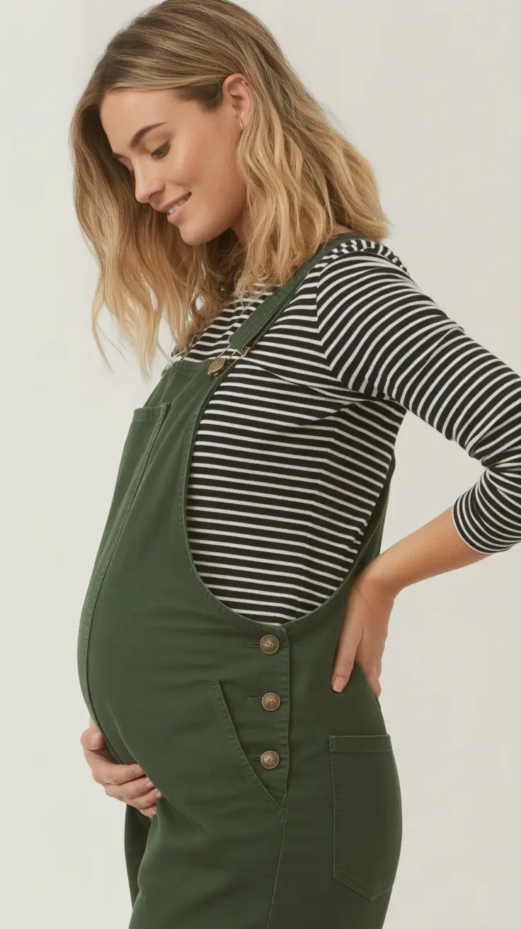 classy spring outfit for pregnant women 2026 Utility Style With a Feminine Twist