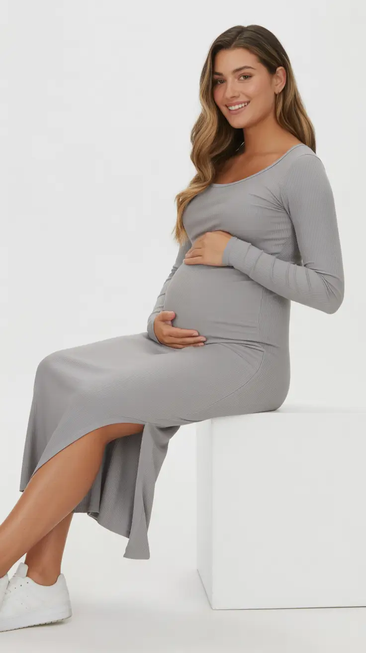 classy spring outfit for pregnant women 2026 Soft Minimalism With Modern Ease