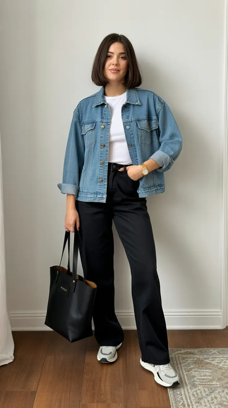 comfy spring mom outfits 2026 classy denim dress