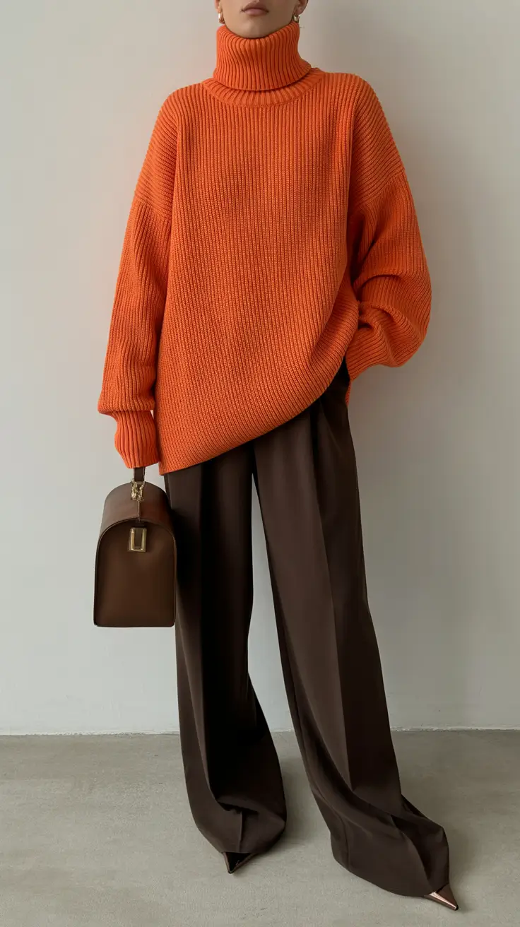 Cute chic spring outfits 2026 Bold Knits with Relaxed Tailoring