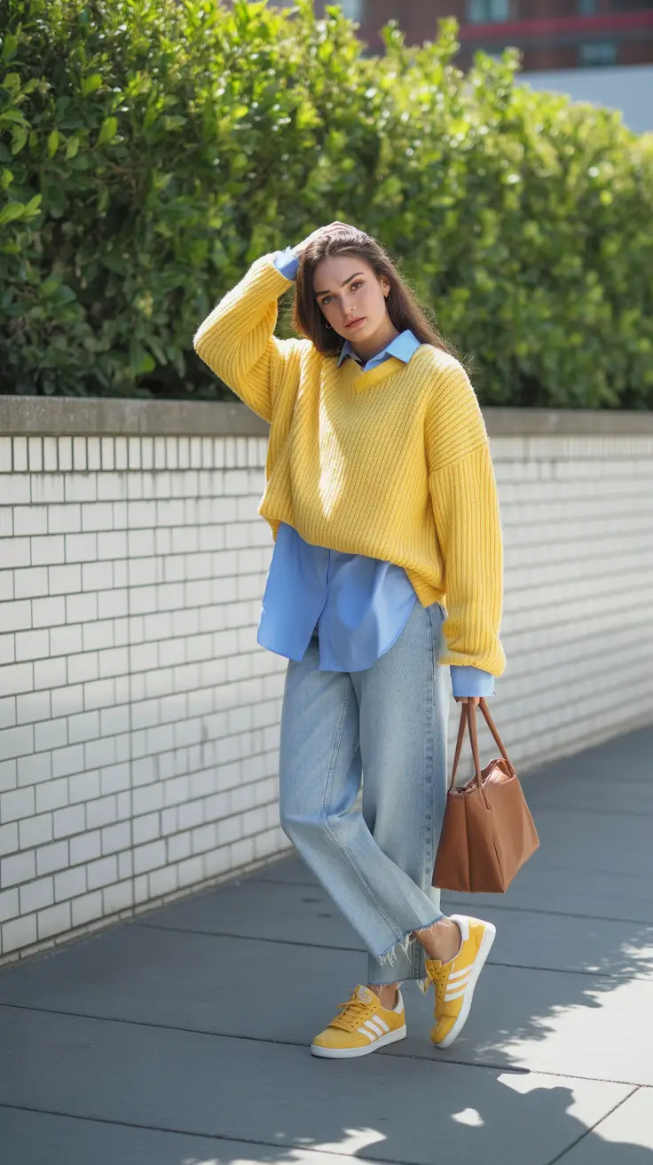 Cute chic spring outfits 2026 Sporty Comfort with a Chic Twist