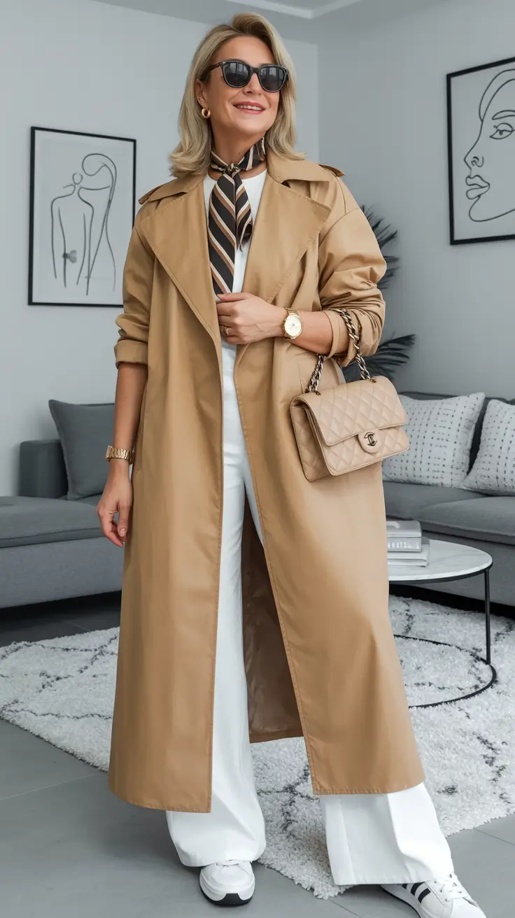 Essential spring dressing over 50 2026 Modern Trench Look