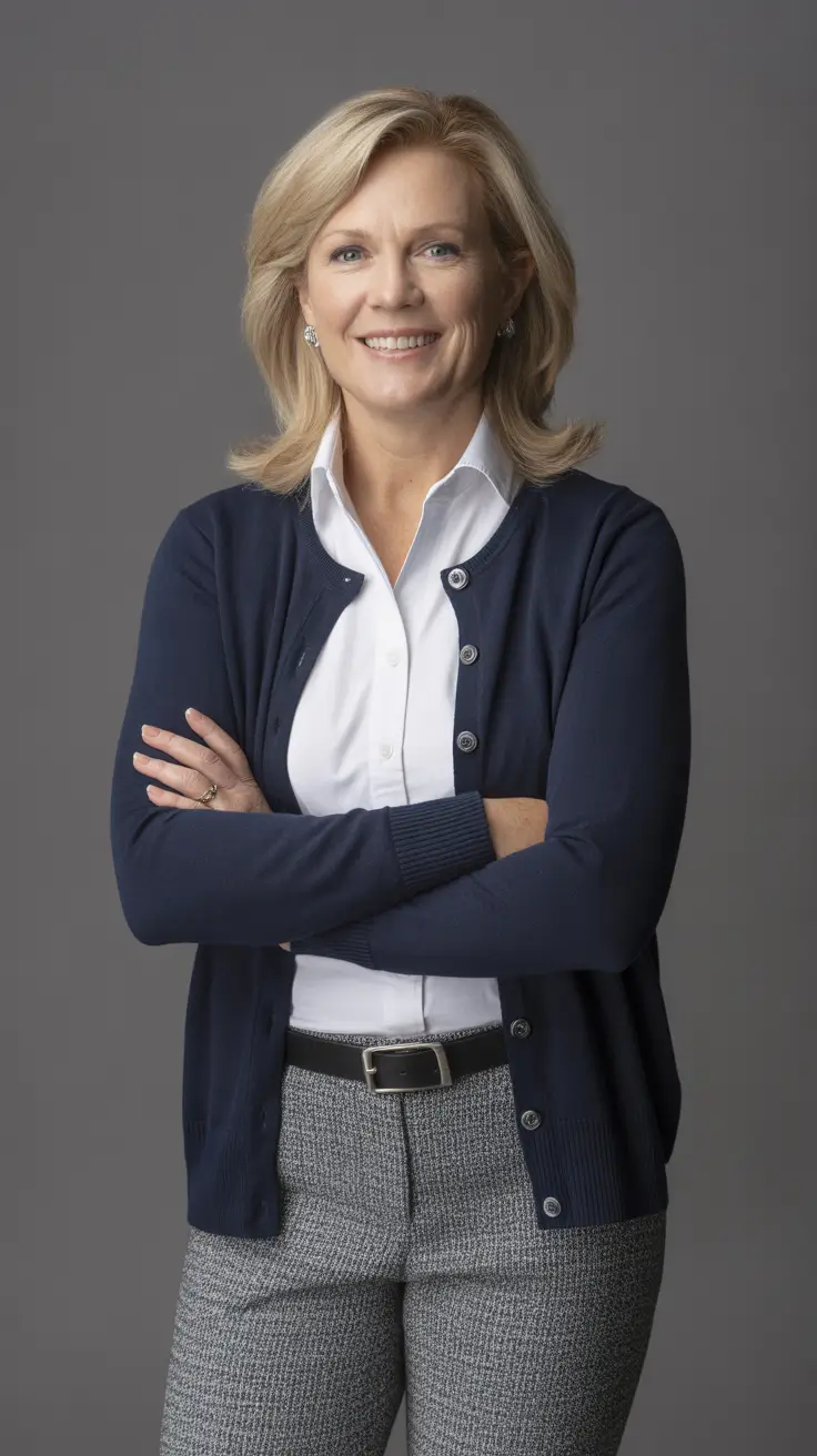 Essential spring dressing over 50 2026 Classic Cardigan Outfit