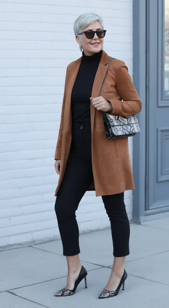 Essential spring dressing over 50 2026 Tailored Neutral Outfit