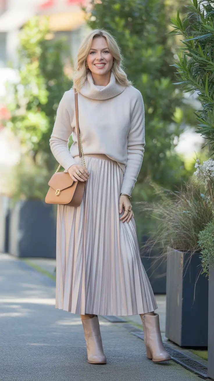 spring skirt outfits modest Soft Neutrals for Modest Spring Styling