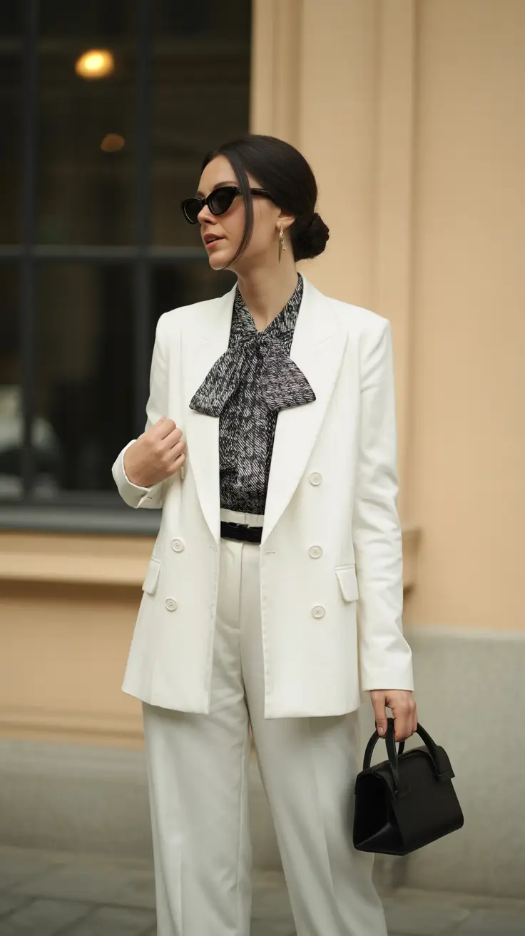 essential spring workwear 2026 Monochrome Layers That Feel Modern