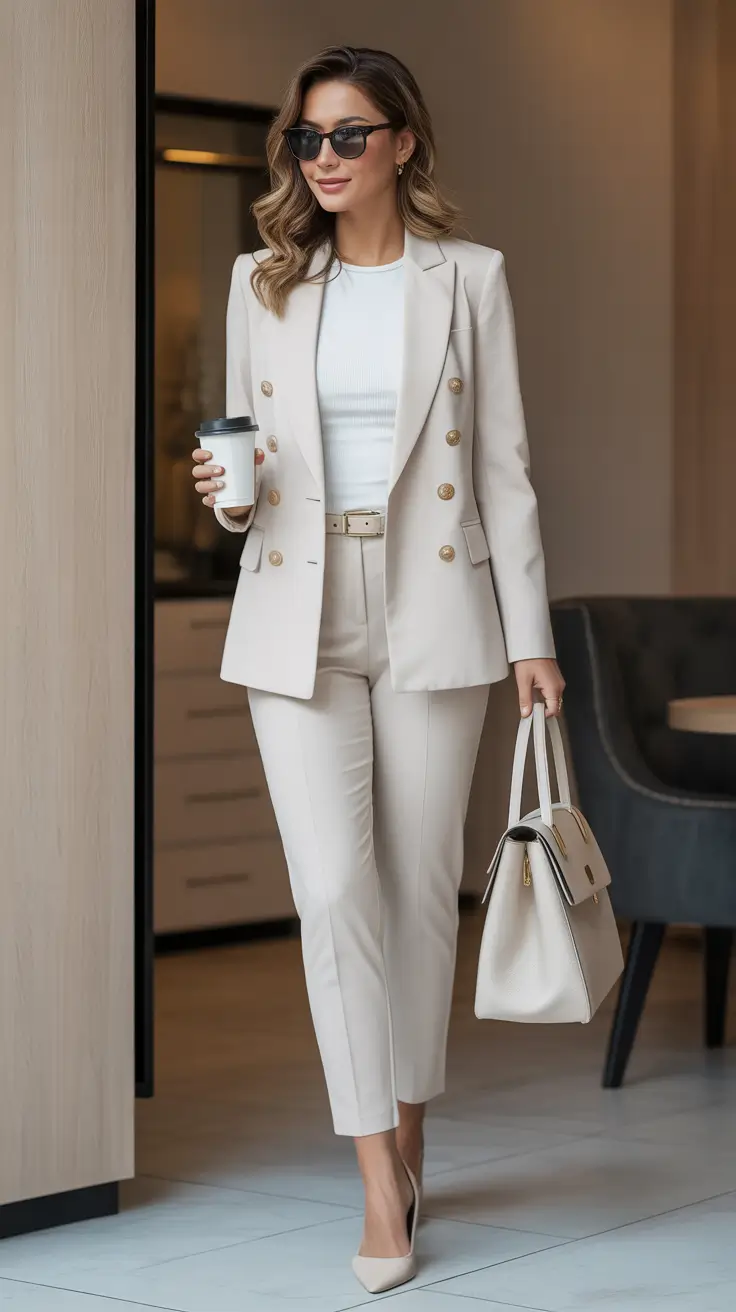 essential spring workwear 2026 The Power Suit Lightened