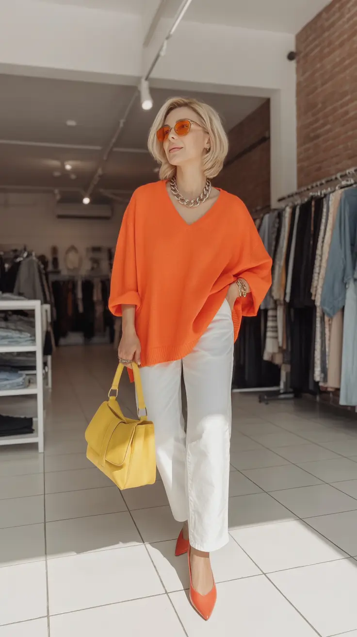Gorgeous Every Day Spring Outfits 2026 Bright Knit Energy With a Polished Twist