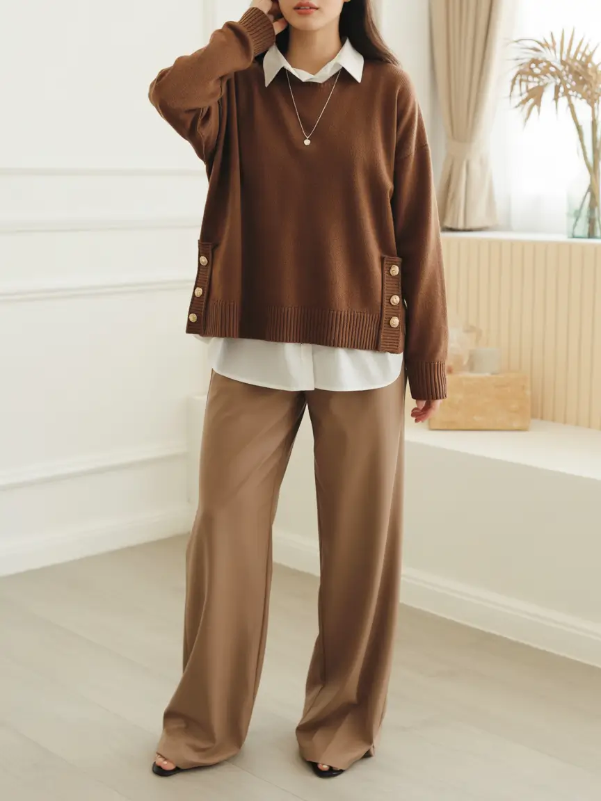 spring outfits trends women Relaxed Office Layers with Soft Tailoring